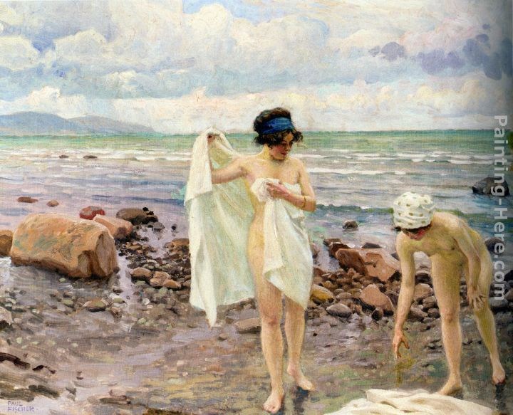 Paul Gustave Fischer Badende Kvinder